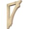 Ekena Millwork Imperial Slat Rough Sawn Bracket, Douglas Fir, 4"W x 30"D x 42"H BKT04X30X42IMP06RDF - alternate 1